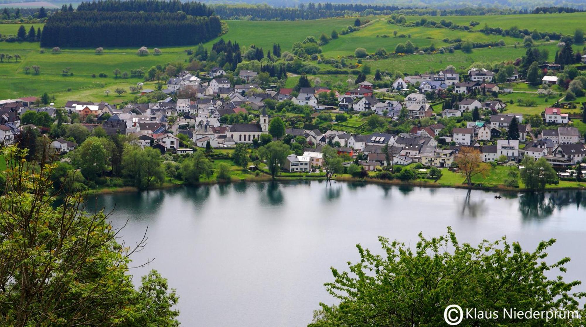 Ferienwohnung Welcome Mit Seeblick Schalkenmehren Exterior foto
